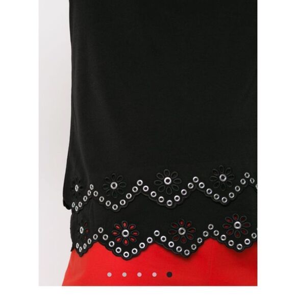 MICHAEL KORS Black Silver Tops NWT - Picture 3 of 6